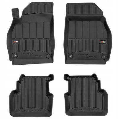 Frogum No.77 - Automatmatten - Geschikt voor SAAB 9-3 II 2002-2015 - 3D Pasvorm - Hoge Rand 6cm - TPE Rubber