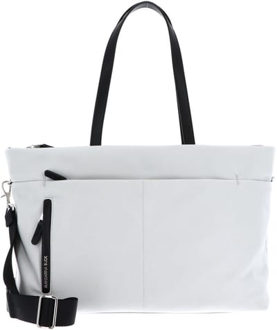 MANDARINA DUCK shopper schoudertas met laptopvak Hunter Shopper Cashmere Lichtgrijs
