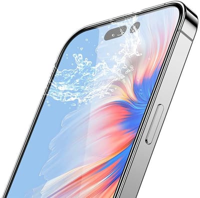 Rixus Clear HD Full Curved Edge Tempered Glass For Apple iPhone 17 Air