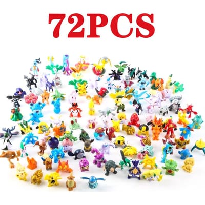 144 Stijl Pokemon Figuur Speelgoed Anime Pikachu Actiefiguur Model Sier Decoratie Verzamelen Speelgoed Ontworpen Voor Kerstcadeau Voor Kinderen