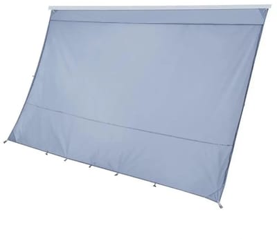 Allero Schaduwdoek - Zonwering - Schaduwdoeken Rechthoekig - Blauw - Schaduwdoeken - 2 x 3,3 m - Voor Luifels (3,5m) - UV50+