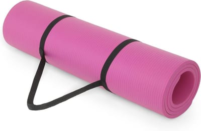 Extra Dikke Yogamat Pilates Oefenmat Antislip met Draagriem