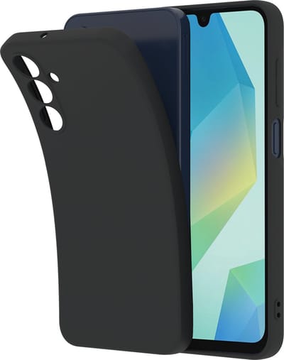 Cazy hoesje geschikt voor Samsung Galaxy A16 Hoesje - Color Backcover - Zwart
