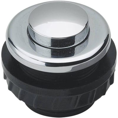 Belknop - Drukknop Deur - Voordeur Bediening - Éénvoudig Contact - 24 Volt - Chroom