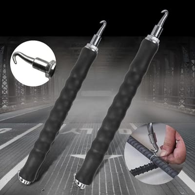 Gebogen Haak Trekker - Betonwapening Tool - Wapening Binden - Halfautomatisch Ontwerp - 32 cm Lengte - Groen