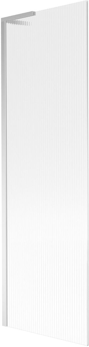 Mexen Next L badwand enkelvoudig 60 x 150 , strepen, chroom - 895-060-000-03-09-01