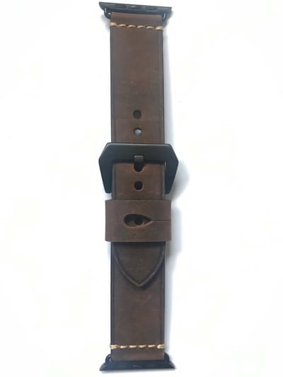 watchbands-shop.nl bandje - Apple Watch Series 1/2/3/4 (38&40mm) - Donkerbruin