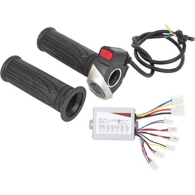 Elektrische Fiets Lithium Batterij Vermogensopslag Universele Gashendel 24V500W Borstel Controller Set