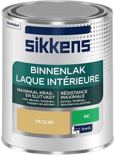 Sikkens - Binnenlak Mat - F8.31.69 - Mengverf - 750 Ml