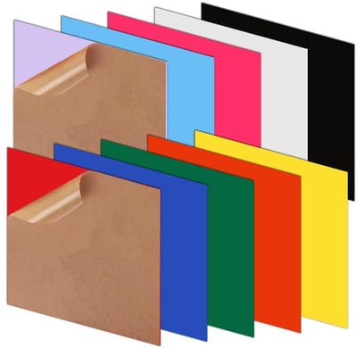 Acrylglas plaat 20 x 20 cm (3 mm) voor kunsthandwerk, decoratie en modelbouw - Gekleurde lasersnijplaten voor creatieve projecten