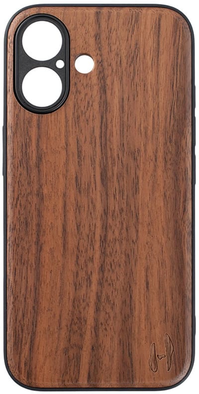 Houten TPU case, iPhone 16 noten