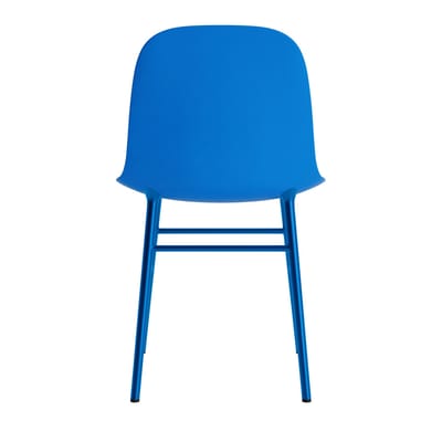 Normann Copenhagen Form stoel met metalen frame - NormannCopenhagenFormBrightBlue