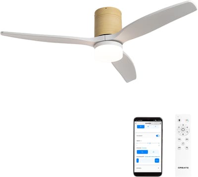 CREATE - Stille 40W plafondventilator met technische ABS bladen in verschillende maten - WIND CALM