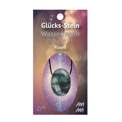 Waterman geluksteen met Fluoriet