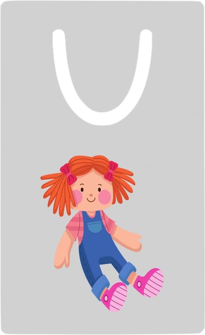 Hacebo® - pop metalen boekenlegger - Meisje - Baby's - cadeau voor een peuter - speelgoed Bladwijzer boekenleggers - 7.6 cm x 5cm