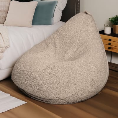 Luxe Teddy Zitzakstoel van BobbelHome – Comfortabel en Stijlvol voor Woonkamer en Slaapkamer
