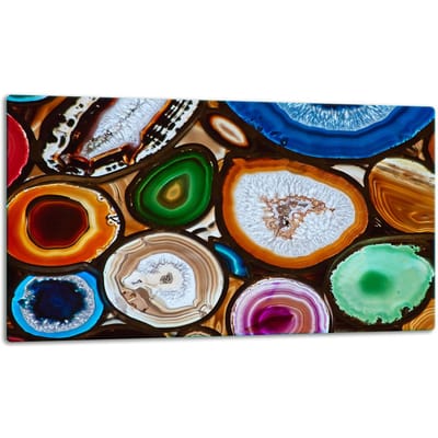 TMK ArtDeko Modieuze - Glazen Snijplank - 52x30cm - Inductiekookplaten - Veilig