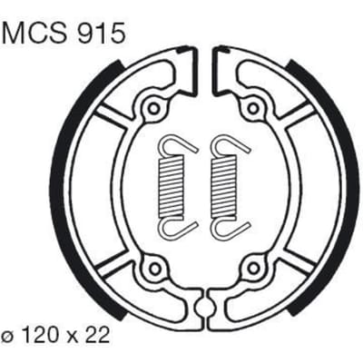 Remschoenset TRW MCS915