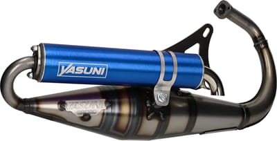 Uitlaat Yasuni Z blauw Minarelli Verticaal