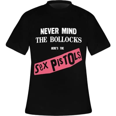 Sex Pistols - Never Mind The Bollocks Heren T-shirt - L - Zwart