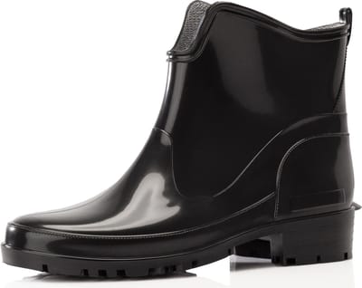 Ladeheid LA-LMG-930-Elke Dames Regenlaarzen - Rubber - Enkelhoogte - PVC - Waterdicht – Zwart2 – 41