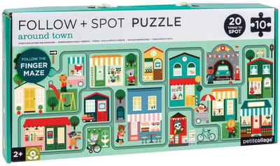 Petit Collage Puzzel & Spel Stad 10 Stuks