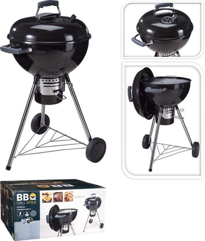 Hip-Wonen.nl - Kogelbarbecue XXL - 44 cm - houtskool BBQ  - barbeque