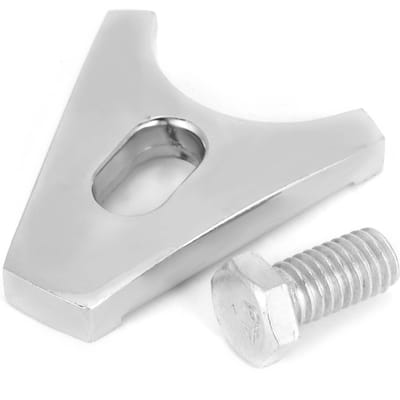Verdelerklem Chroomstaal Vastklemmen SBC BBC Geschikt voor Chevy V8 V6 gray