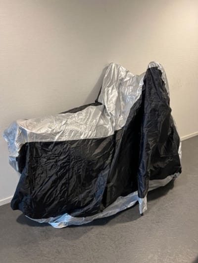 Beschermhoes - Universeel - Bromfiets - Scooter - Grijs