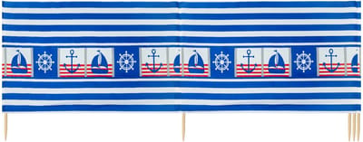 Garronda Strand Windscherm Met Stokken - Windscherm Strand – Windscherm – Camping – LA-EX-Wb-5m