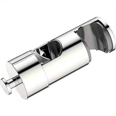PolkaHome® Douchekophouder - Universele Handdouchehouder - 360° Verstelbaar - Zonder Boren - Draaibaar - Glijstuk voor Douchestang - Verstelbare Standaard Douchekop Houder - Glijder voor Wandhouder - Handdouche Beugel - Voor Badkamer