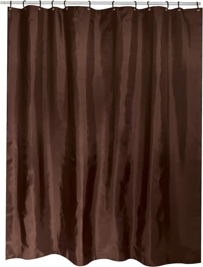 Famanu – Douchegordijn bruin 180 x 200 cm – polyester, waterdicht