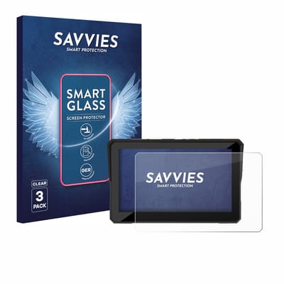 3 Stuks Savvies Screenprotector - geschikt voor Carpuride W502 /W502H / W502BS / W502B Pro 5" - beschermfolie glas transparant