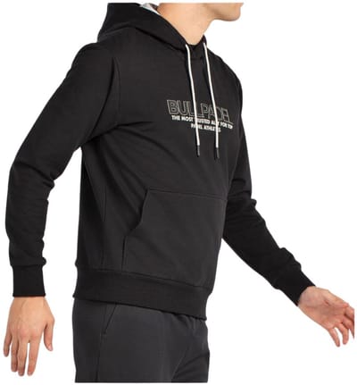 Bullpadel Boyen hoodie heren zwart