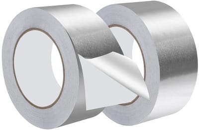 Aluminium Foil Tape 50 mm x 50 m - Zelfklevende, Hittebestendige Sealing Tape voor Isolatie en Reparatie