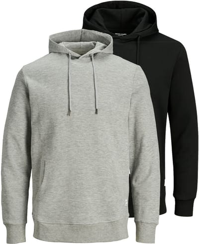 Jack & Jones Heren hoddie 2 pack Basic