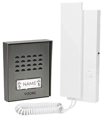 Intercom voor Inbouwmontage 2-Draads 230V AC met Achtergrondverlichting