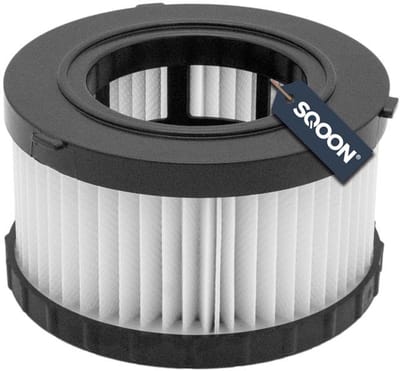 SQOON® Cilinderfilter Geschikt voor DeWalt DC515 nat- en droogzuiger – Vervangt DC5151H