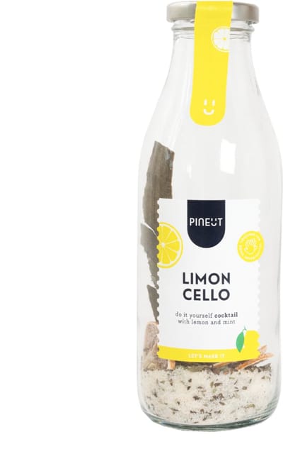 Pineut Limoncello Mix – Zelf Limoncello Maken – Cocktailkruiden Set – Cadeau voor Vrouwen – DIY Likeur Geschenkset Citroen