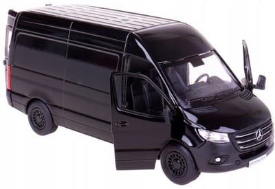 Mercedes-Benz Sprinter modelauto Metaal Zwart 1:36