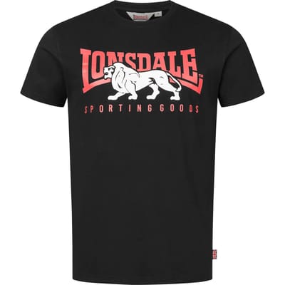 Lonsdale London ERVAN Heren T-shirt - zwart - M