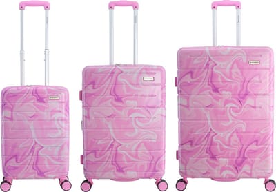Saxoline Harde Kofferset / Trolleyset / Reiskofferset - S/M/L - Splash Print - Bedrukt / Set