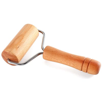 Houten deegroller Handdeegroller Voor Gebak Fondant Koekjesdeeg Pasta Bakkerij Pizza Keukengereedschap 1pc