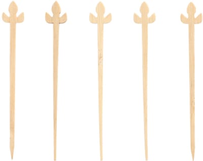 100 Fingerfood prikkers pure 9 cm Lily