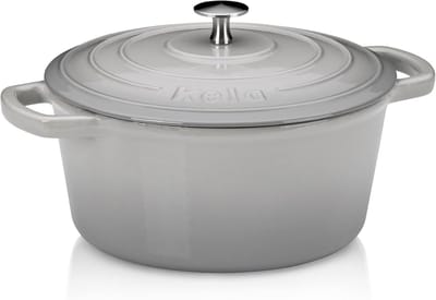 Gietijzeren Braadpan met Deksel - 3,8 L - Geschikt voor Inductiekookplaten