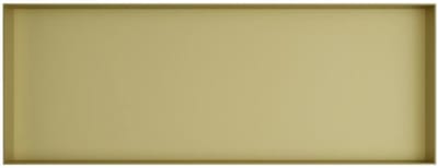 Hotbath &More Inbouwnis - 30 x 80 x 126 cm - Frameless - Geborsteld Messing PVD