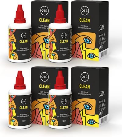 Oté Clean - 4x 40 ml - reiniger voor alle contactlenzen