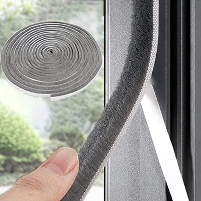 Zelfklevende weerstrip 10 meter - Geluiddicht en stofdicht voor deuren en ramen
