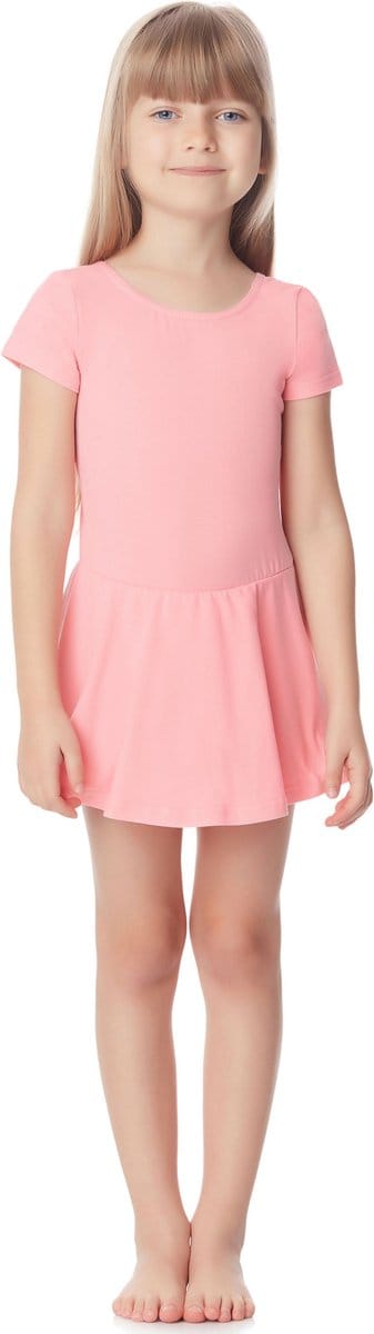 Merry Style Dames Body - Bodysuit - Body met rok - Katoen – Balletjurk - Roze – 104 – MS-MS10-136-BD