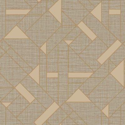 Zambaiti Vinylbehang Z18946 - Trussardi - Grafisch Beige - 70cm x 10.05m